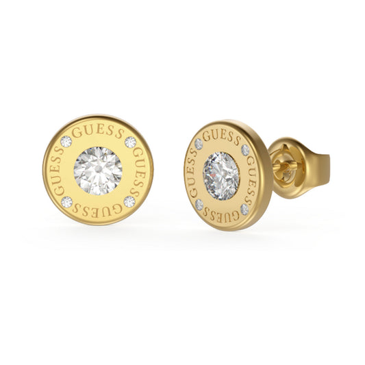 Guess Gold Plated Cubic Zirconia Stud Earring