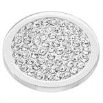 White Stone Set Coin