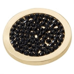 Yellow Black Stone Set Coin