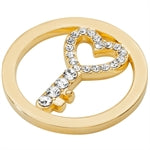 Yellow Stone Set Key Coin