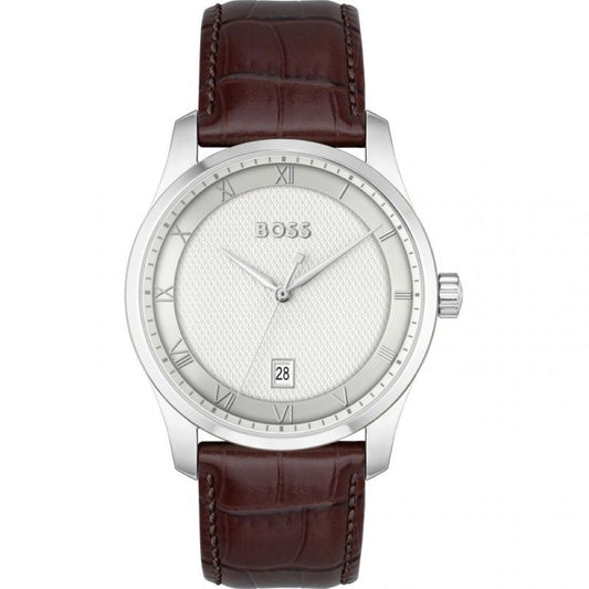 Gents Hugo Boss Principle Silver Dial Watch