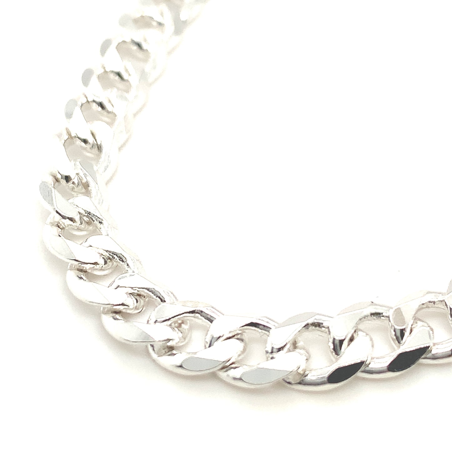 Sterling Silver 20' Curb Gents Chain