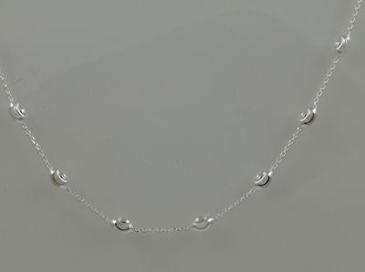 Sterling Silver Oval Link Necklet