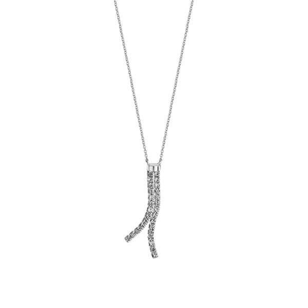 Sterling Silver Cubic Zirconia Necklet