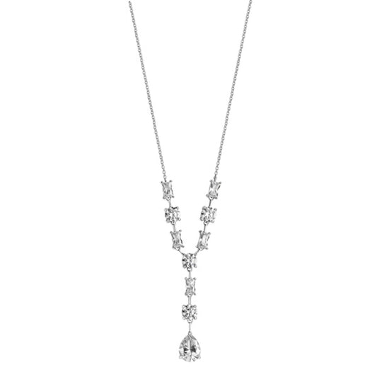 Sterling Silver Cubic Zirconia Necklet