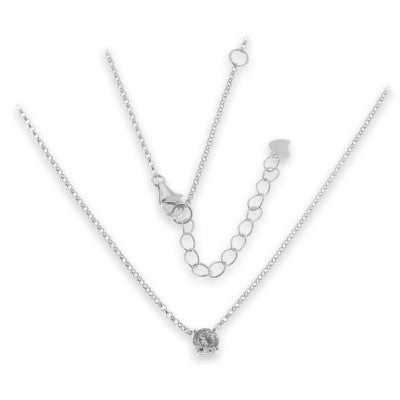 Sterling Silver Cubic Zirconia Necklet