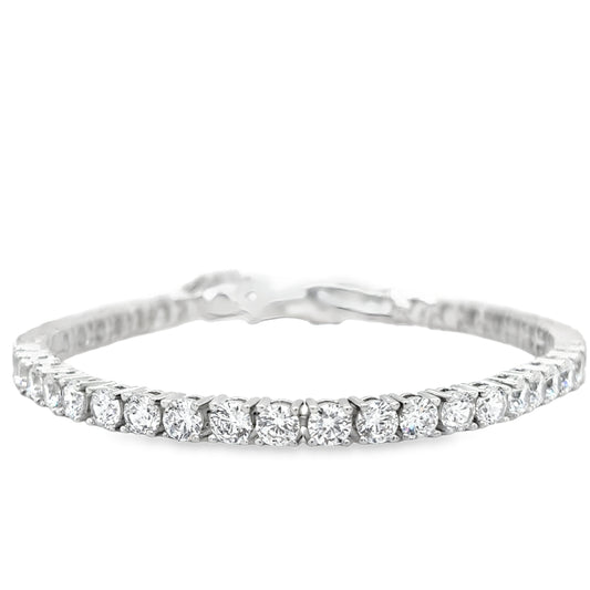 Sterling Silver Cubic Zirconia Tennis Set