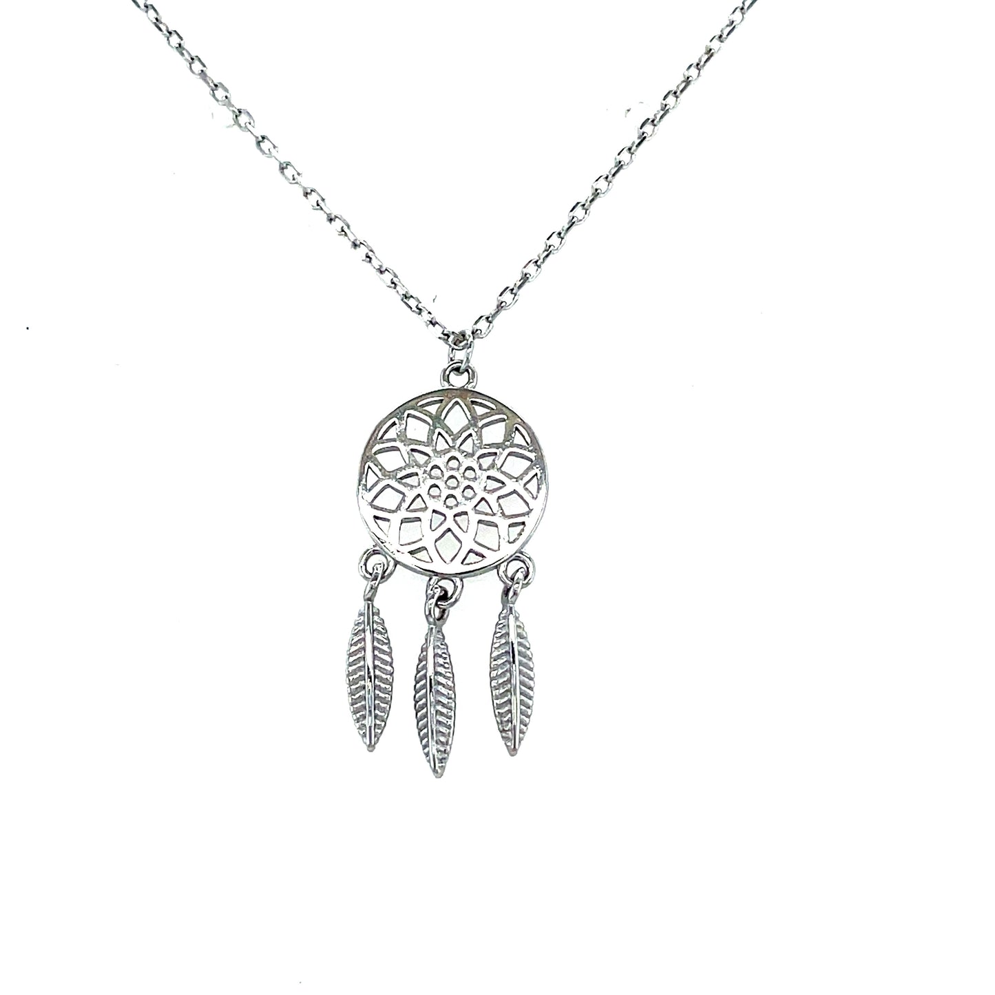 Sterling Silver Dreamcatcher Necklet