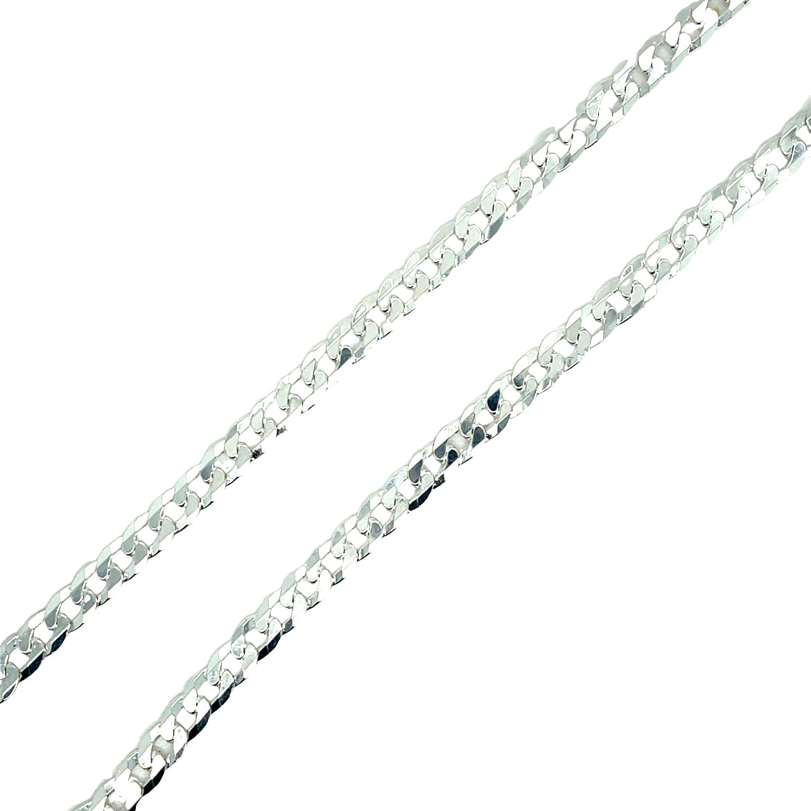 Sterling Silver 5.5mm 22' Curb Chain
