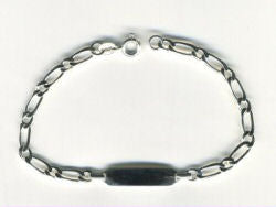 Sterling Silver Child's Id Bracelet
