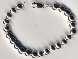 Sterling Silver 8mm Ball Bracelet