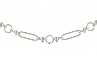 Sterling Silver Open Link Bracelet