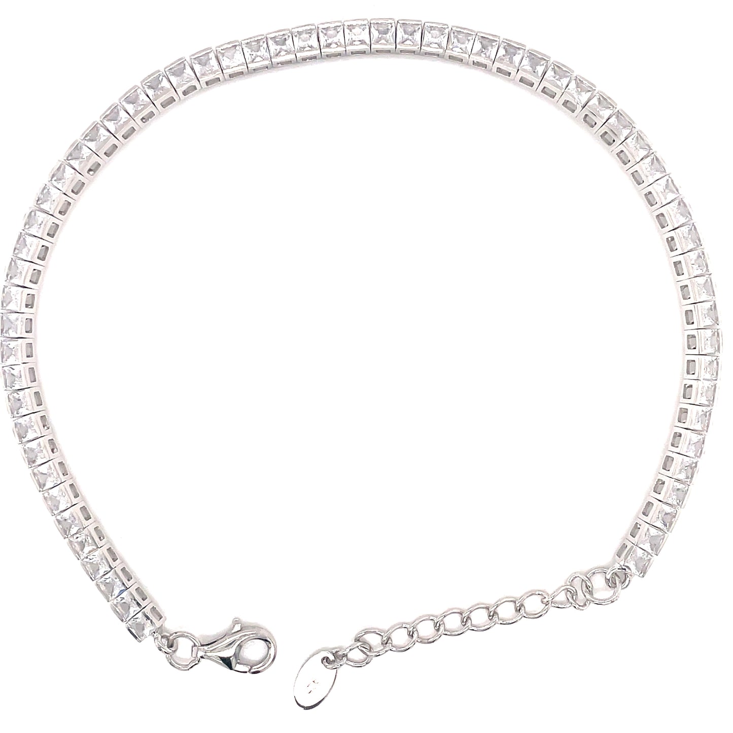 Sterling Silver Cubic Zirconia Bracelet