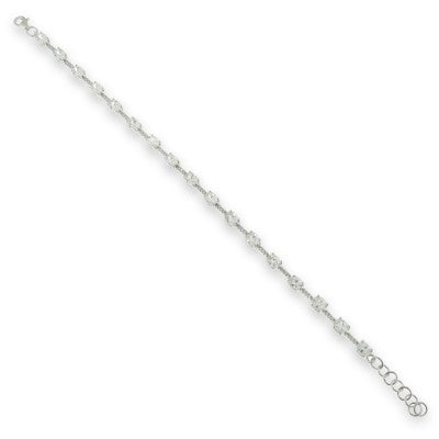 Sterling Silver Cubic Zirconia Bracelet