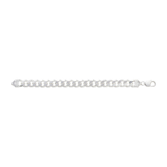 Sterling Silver Gents Curb Bracelet
