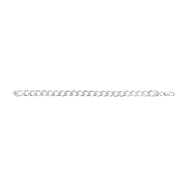 Sterling Silver Gents Curb Bracelet