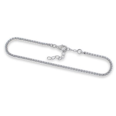 Steerling Silver Cubic Zirconia Tennis Bracelet