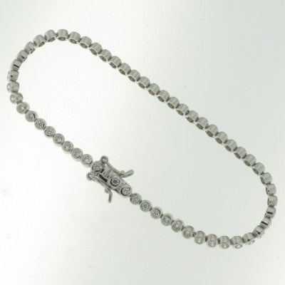 Sterling Silver Cubic Zirconia Tennis Bracelet