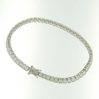 Sterling Silver Cubic Zirconia Bracelet