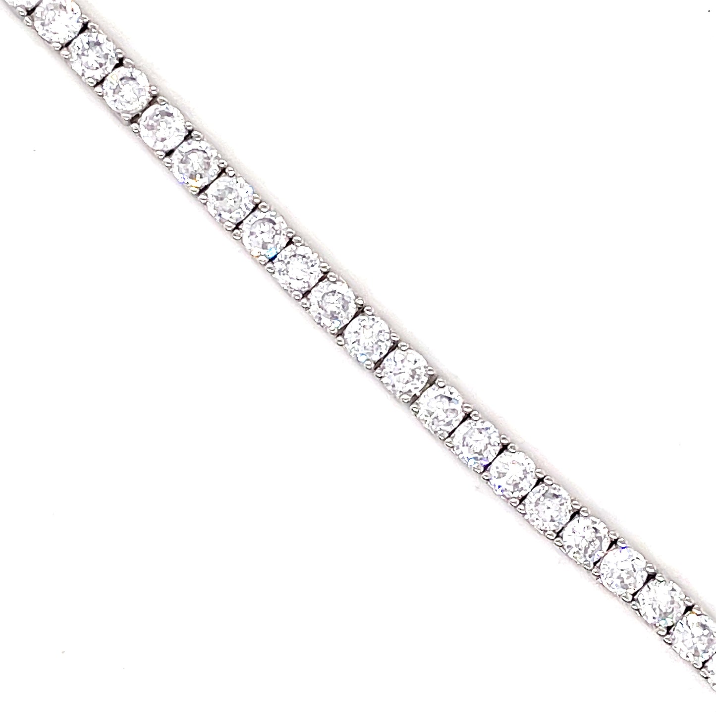 Sterling Silver Cubic Zirconia Tennis Bracelet