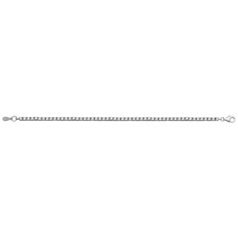Sterling Silver Cubic Zirconia Tennis Bracelet