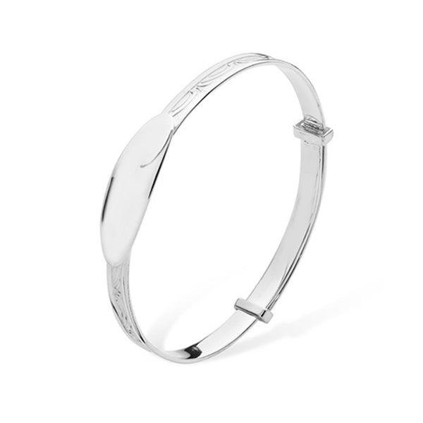 Sterling Silver Celtic Id Kids Bangle