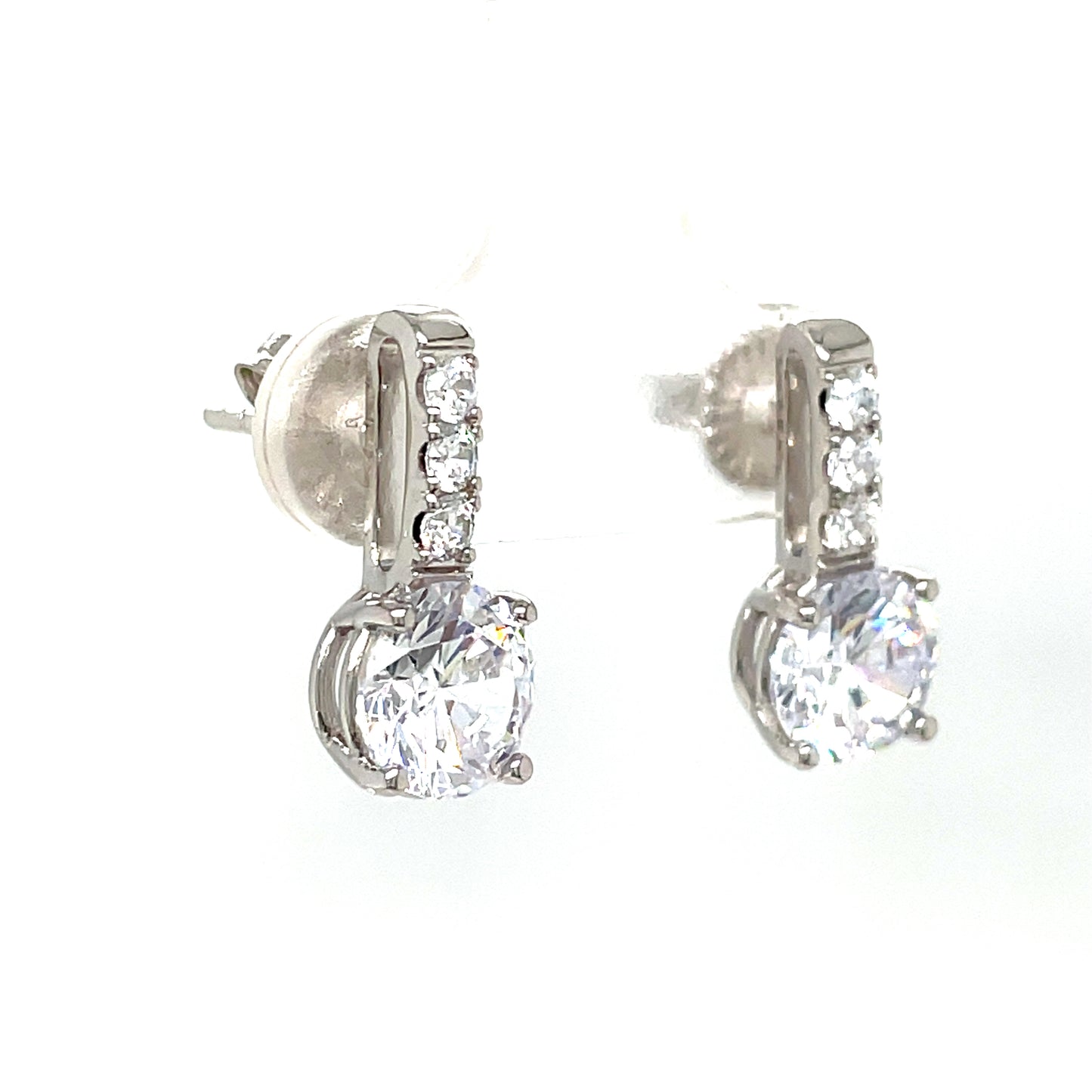 Sterling Silver Cubic Zirconia Earrings