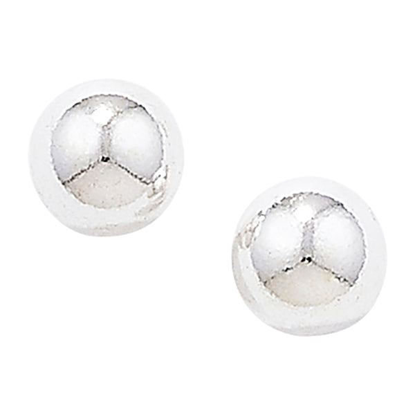 Sterling Silver 5mm Ball Stud Earrings