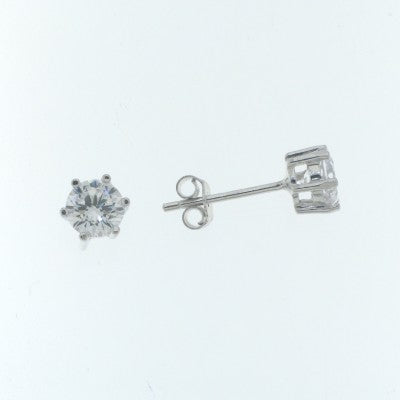 Sterling Silver Cubic Zirconia Earrings
