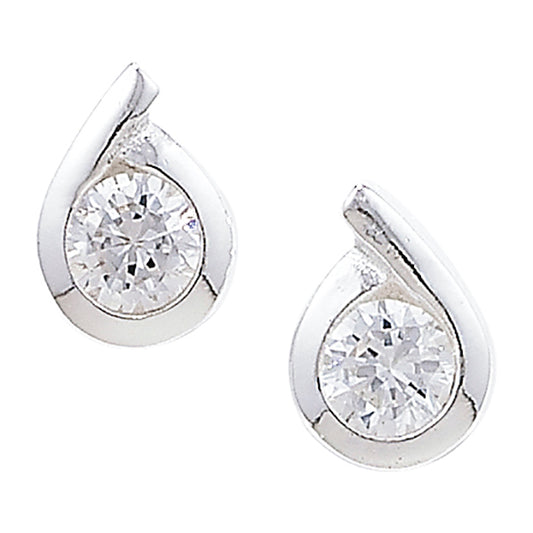 Sterling Silver Cubic Zirconia Earrings