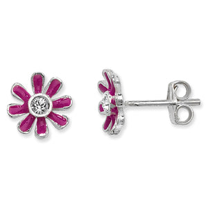 Sil E/Rg Purple Flower