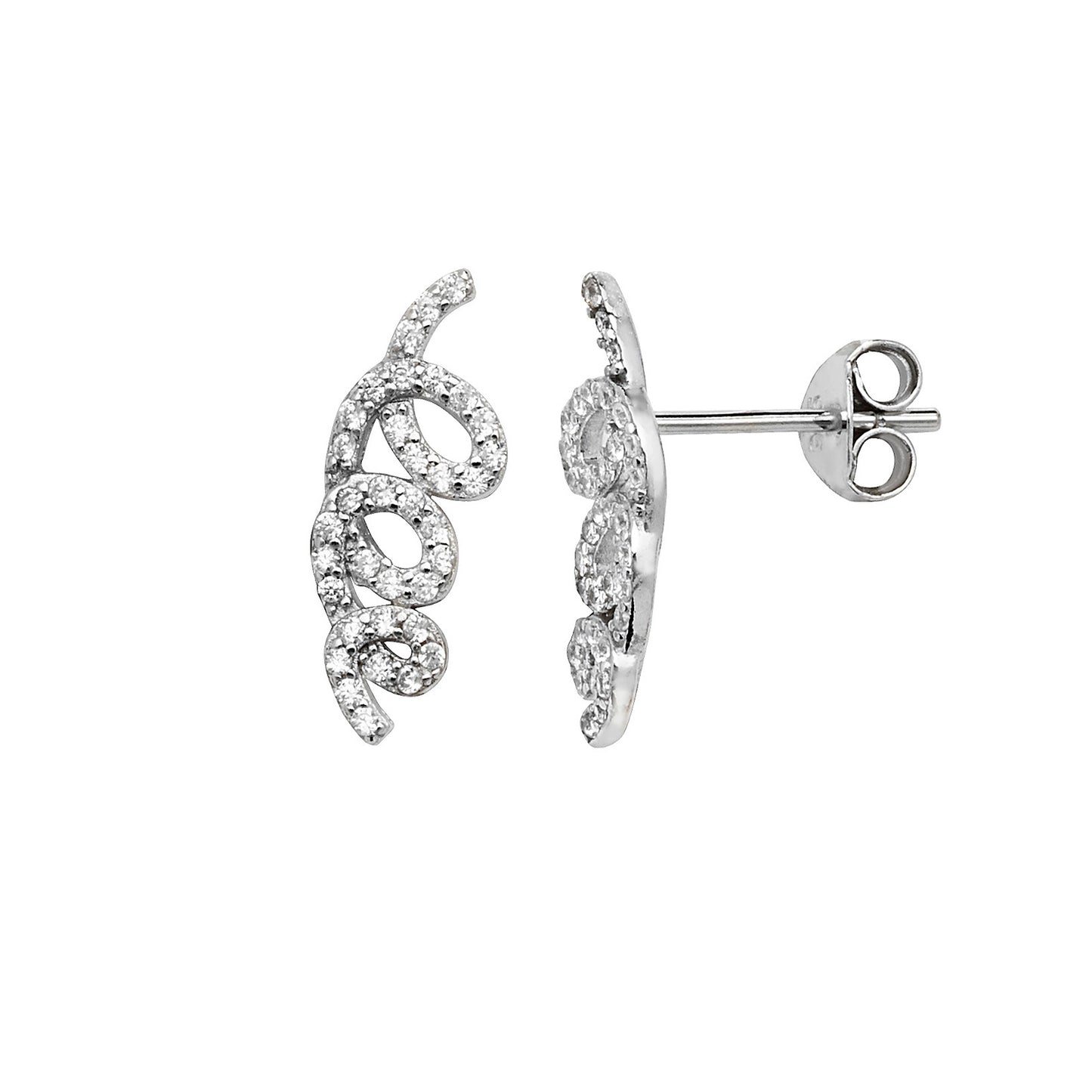 Sterling Silver Cubic Zirconia Earrings