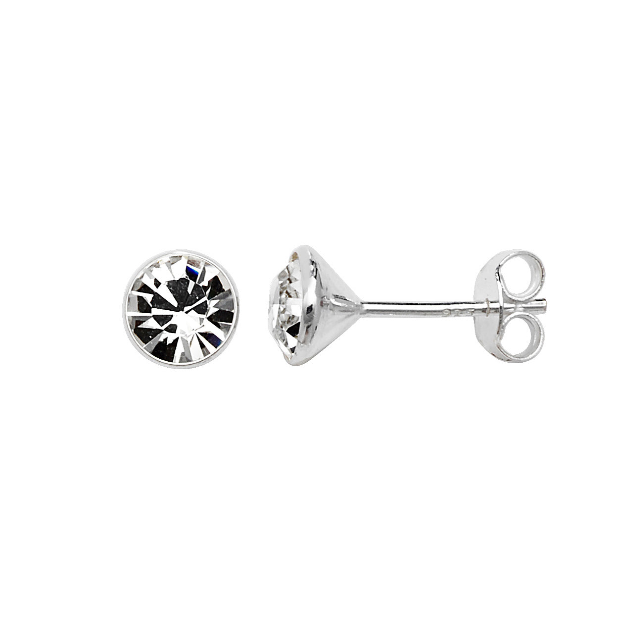 Stering Silver Cubic Zirconia Earrings