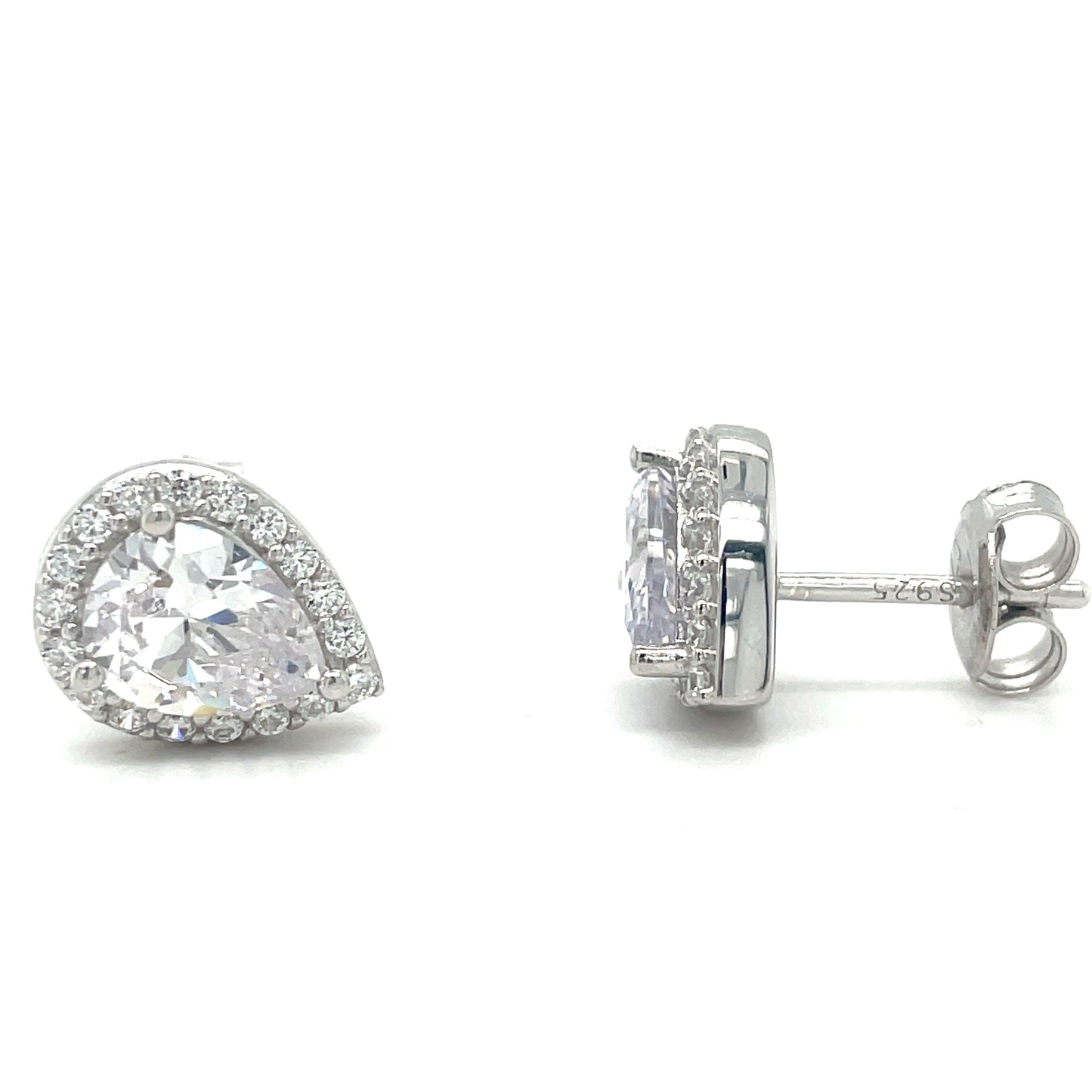 Sterling Silver Cubic Zirconia Earrings