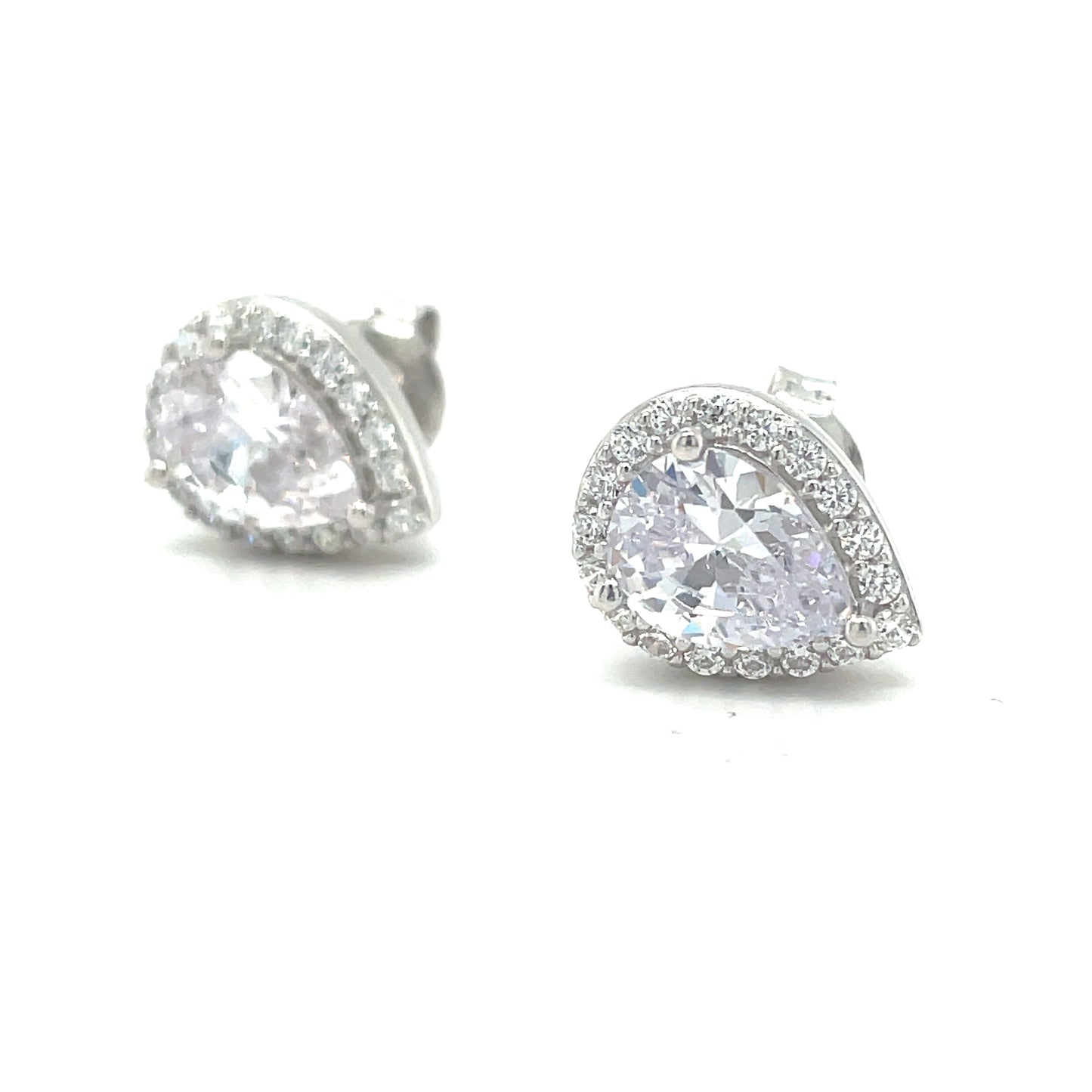 Sterling Silver Cubic Zirconia Earrings