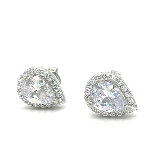 Sterling Silver Cubic Zirconia Earrings
