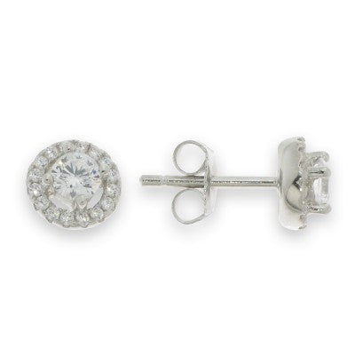 Sterling Silver Cubic Zirconia Earrings