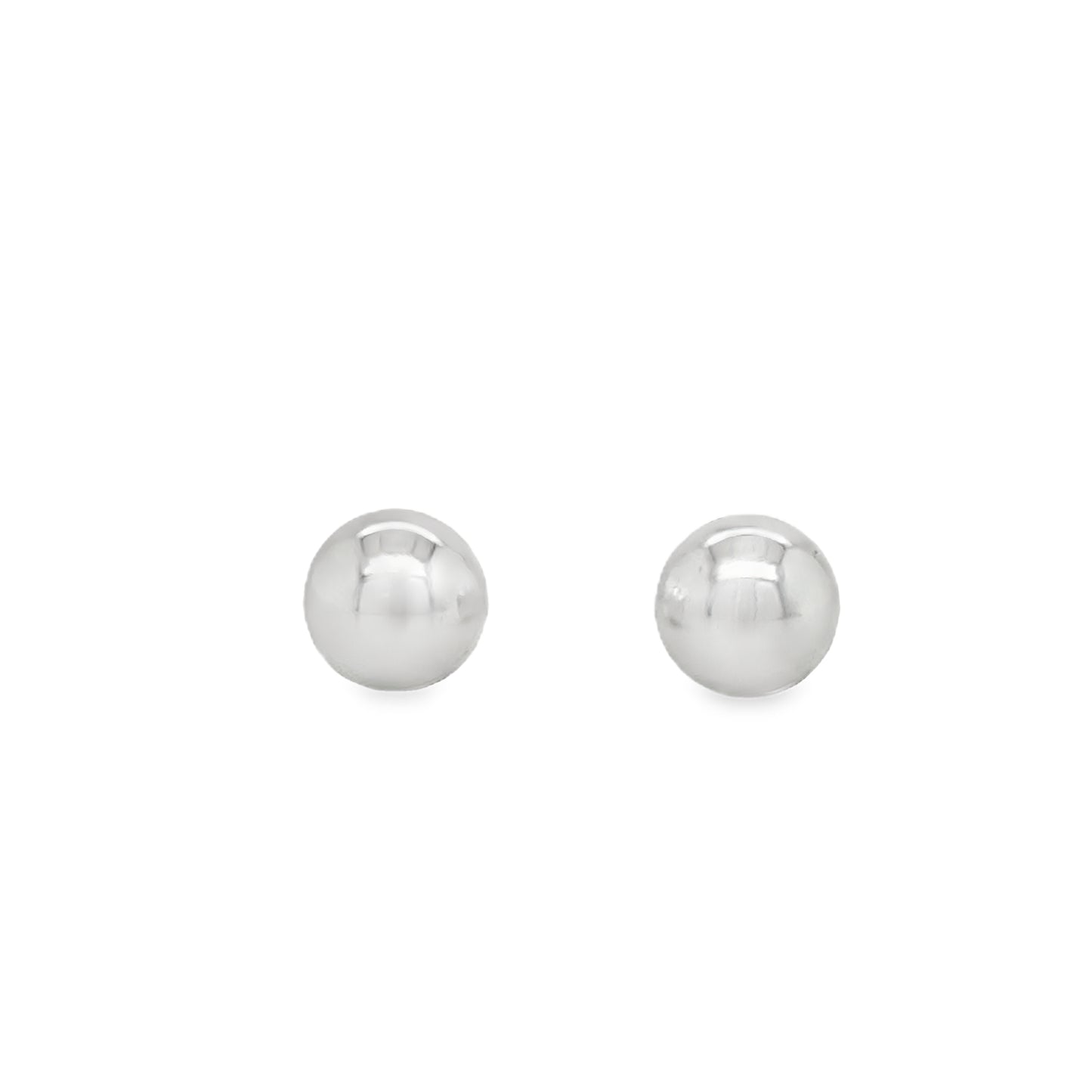 Sterling Silver 6 Millimeter Stud Earring