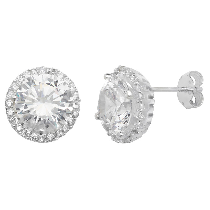 Sterling Silver Cubic Zirconia Earrings