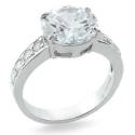 Sil Ring Cz Sol Cz Sh