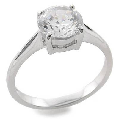 Sterling Silver Cubic Zirconia Ring