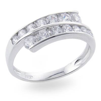 Sterling Silver Cubic Zirconia Ring