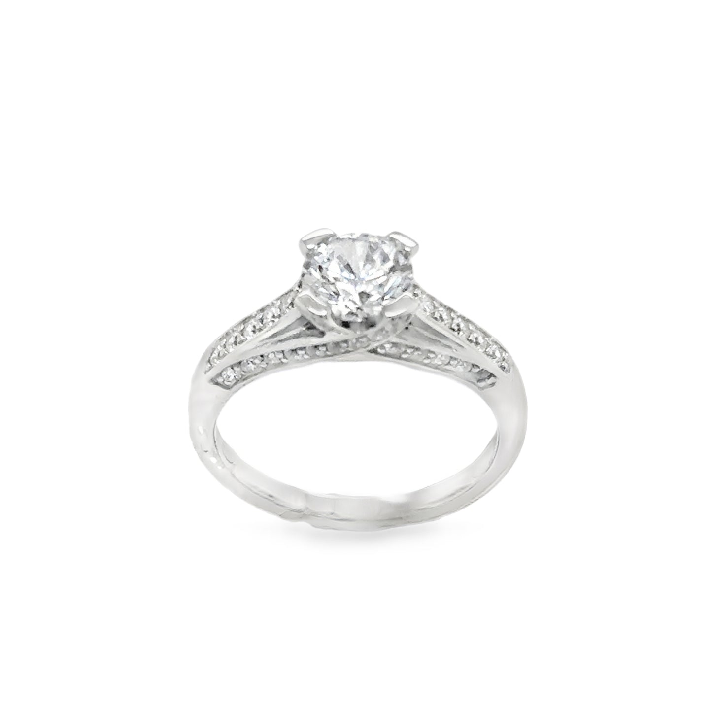 Sterling Silver Cubic Zirconia Ring