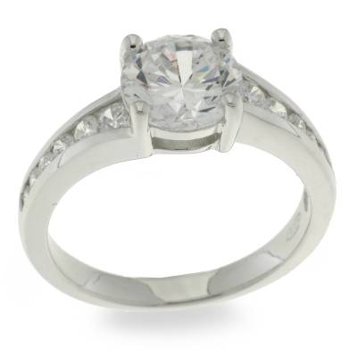 Sterling Silver Cubic Zirconia Ring
