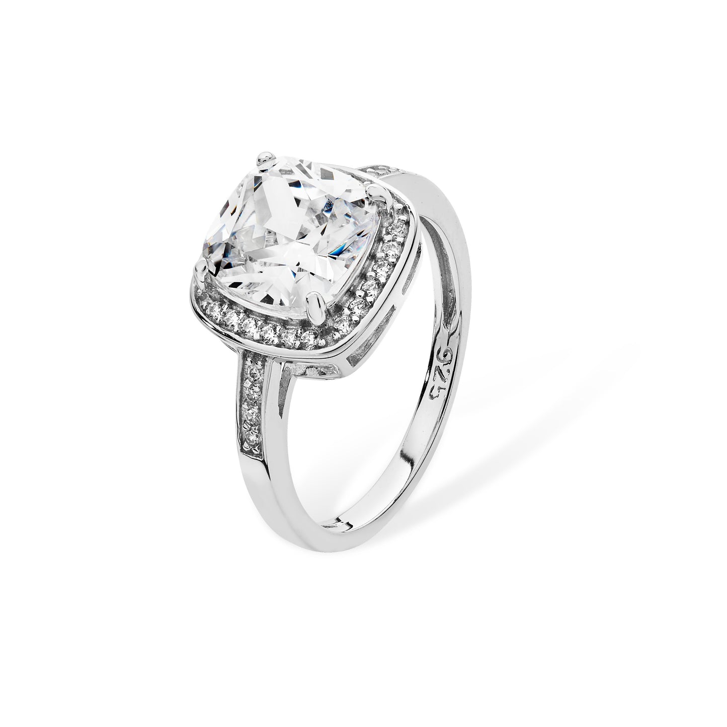 Sterling Silver Cubic Zirconia Ring