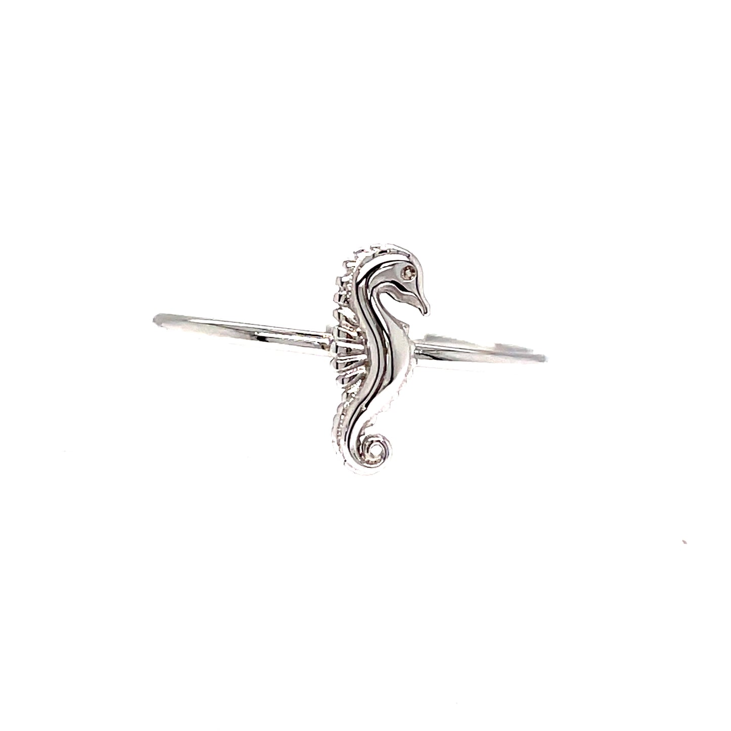 Sterling Silver Sea Horse Ring