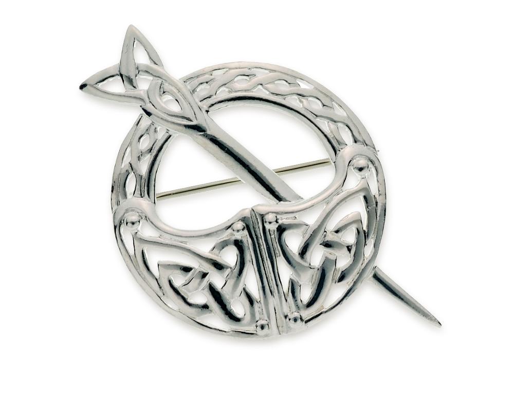 Sterling Silver Celtic Knot Brooch