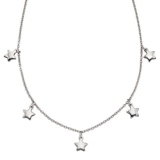 Sterling Silver Childs 5 Star 'Taara' Chain Pendant