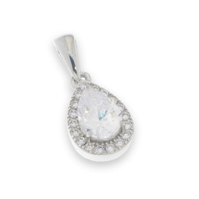 Sterling Silver Cubic Zirconia Pendant