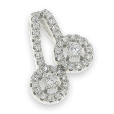 Sterling Silver Cubic Zirconia Pendant